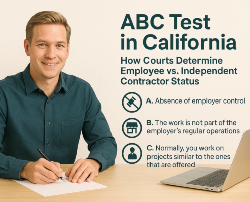 ABC Test in California - How Courts Determine Employee vs. Independent Contractor Status
