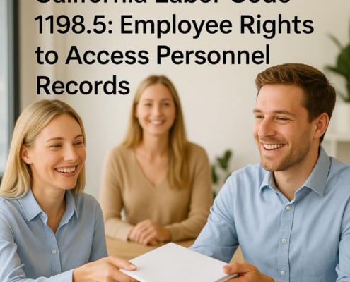 California Labor Code 1198.5 - Employee Rights to Access Personnel Records