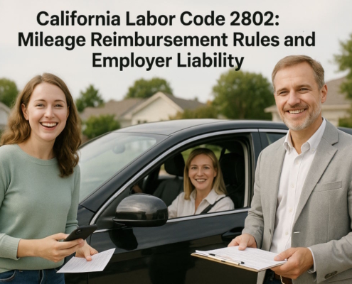 California Labor Code 2802- Mileage Reimbursement Rules and Employer Liability