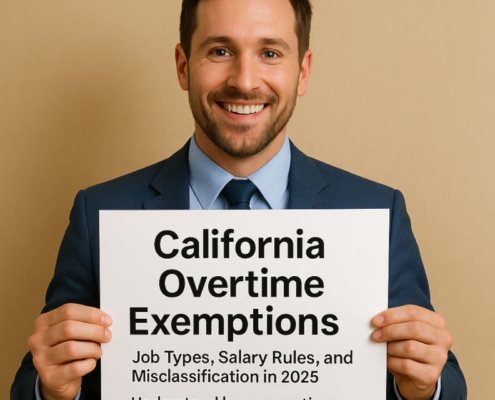 California Overtime Exemption - Job Types, Salary Rules, and Misclassification in 2025