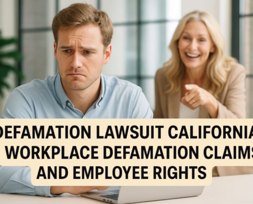 Defamation Lawsuit California - Workplace Defamation Claims and Employee Rights