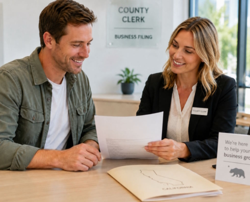 How do I get a DBA in California