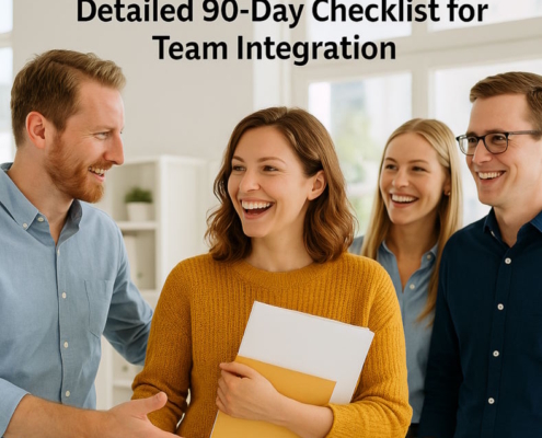 Onboarding New Employees - A Detailed 90-Day Checklist for Team Integration