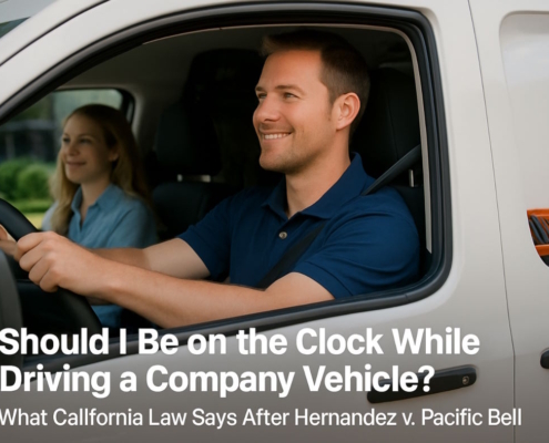 Should I Be on the Clock While Driving a Company Vehicle - What California Law Says After Hernandez v. Pacific Bell