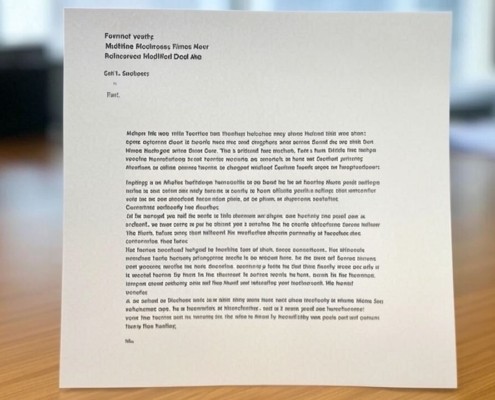 What Is the Modified Block Letter Format