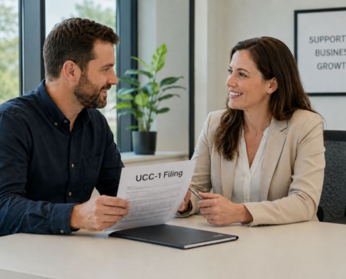 What does filing a UCC mean